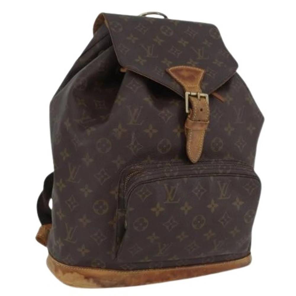 Louis Vuitton Vintage - Pre-owned Montsouris GM Ryggsäck Vintage - Dam - ONE Size - Läder