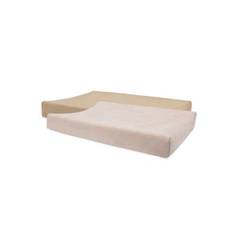 jollein Pusleunderlag i frotté 50x70cm - Wild Rose/Biscuit - 2-pak