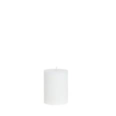 Lissia bloklys H10 cm. hvid glimmer