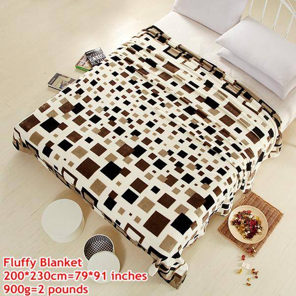bed textile cute PLUSH WOOL FLUFFY GIRLS BOYS ADULT BLANKETS a plaid fleece real faux fur fox BLANKET