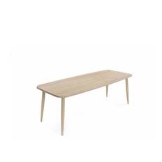 Town Soffbord Rektangulärt | 160x65 cm - Vitpigmenterad , Svart, Brun