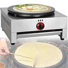 Stor pannkaksmaskin Crepes Griddle, 16-tums Crepes Maker, Nonstick Pancake Maker, Desktop Pancake Griddle