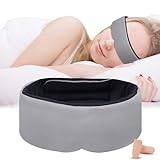 ACWOO Sömnmask, Dualsenses Light-Blackout-Sömnmask Med Öronproppar, Super Mjuk Och Bekväm Ögonblind, Sömnhjälpögonmask För Kvinnor Och Män, Tupplur, Resor, Presenter, Meditation, Skiftarbete