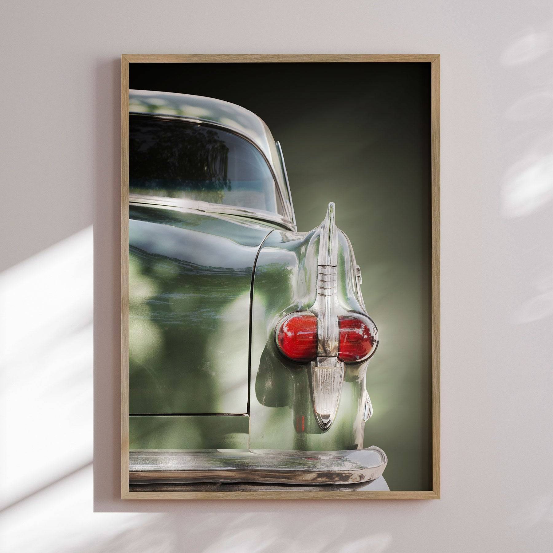 Plakat - Classic Car Taillight - Beate Gube Plakat - Str:70 x 100 Cm - Incado