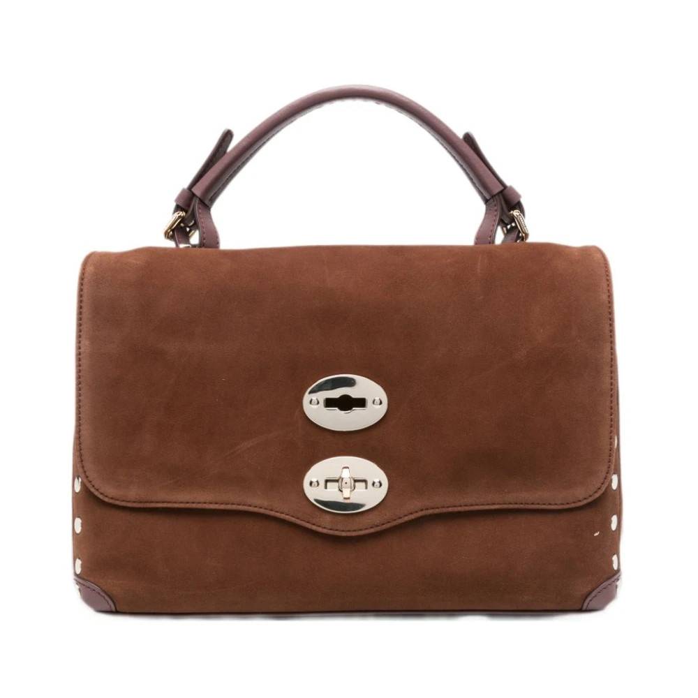 Zanellato Postina Zashmere Small Håndtaske - Tasker - Dame - Brun - ONE SIZE - Uld