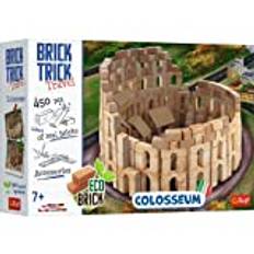 Trefl - Brick Trick Travel: Colosseum - Bygg med Brick Travel, Colosseum, EKO Brick Bricks, 450 Bricks, återanvändbara, kreativa set för barn från 7 år och uppåt