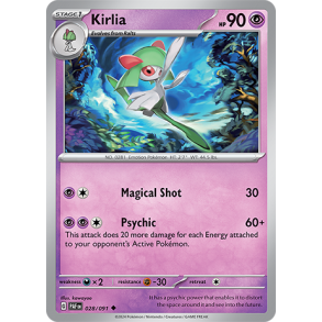 Kirlia 028/091 - Paldean Fates Enkeltkort