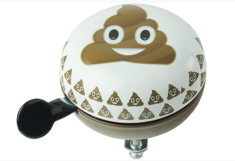 Hartje Widek Ringklokker "Ding Dong Emoticons" Brun