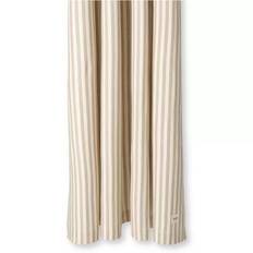 Chambray badeforhæng, Sand/Offwhite 100% Øko.