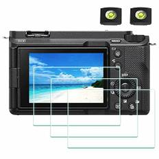 Displayschutzfolie Schutzfolie für Sony Alpha ZV-E10 II A7C II A6700 ZVE10 II 7C II A7CII 6700/ ZV-E1 ZVE1 Kamera & Blitzschuhabdeckung Zubehör,ULBTER 9H Härte LCD ZVE1Glas -[3+2 Stück]