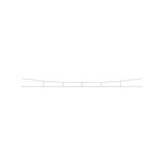Viessmann 4153 H0 Catenary Universal 240 mm 3 stycken