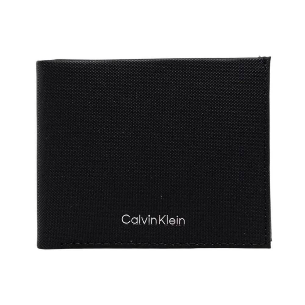 Calvin Klein Sort læder slip-on pung - Accessories - Herre - Sort - ONE SIZE - Læder