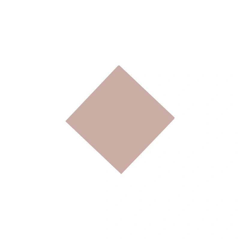 Fliser - Kvadrat 5 x 5 cm, rosa