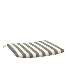 Fritz Hansen - Selandia sittdyna karmstol utomhus light apricot/dark green stripe - Dyner og puder - Skagerak Design Team