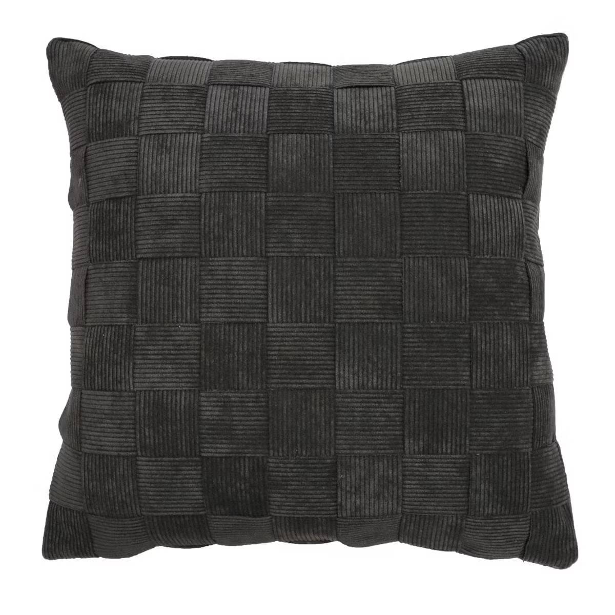 Check kuddfodral Grå 45x45 Redlunds