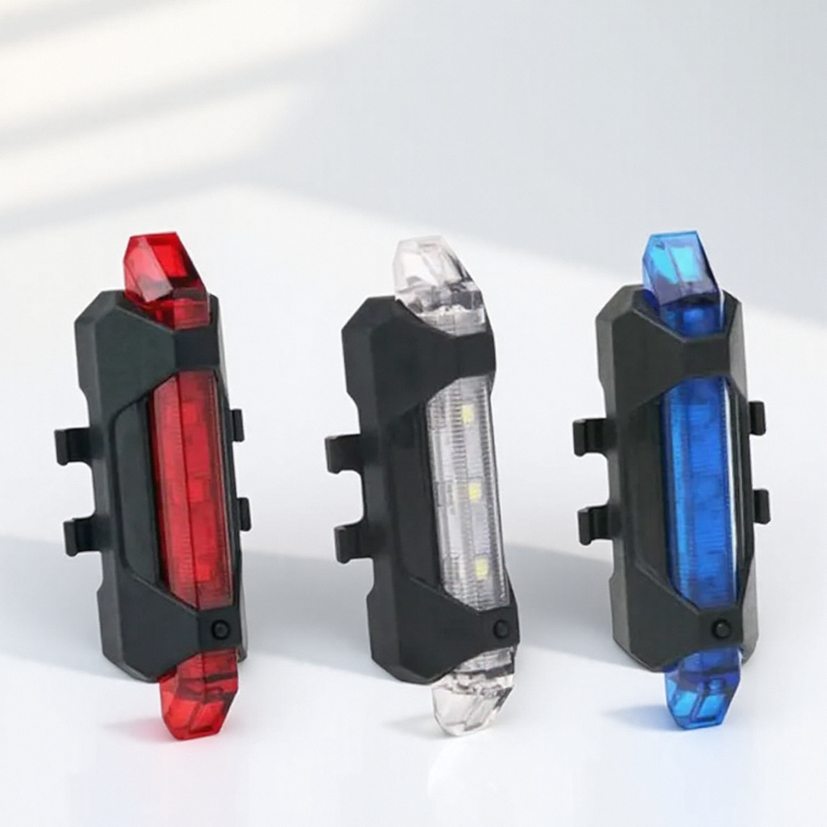 USB Rechargeable Waterproof Bike Taillight LED Safety Light for Mountain Cycling Bicycle Rear Warning Light