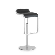 Barstol Lem, Design Black Lacquered Wood