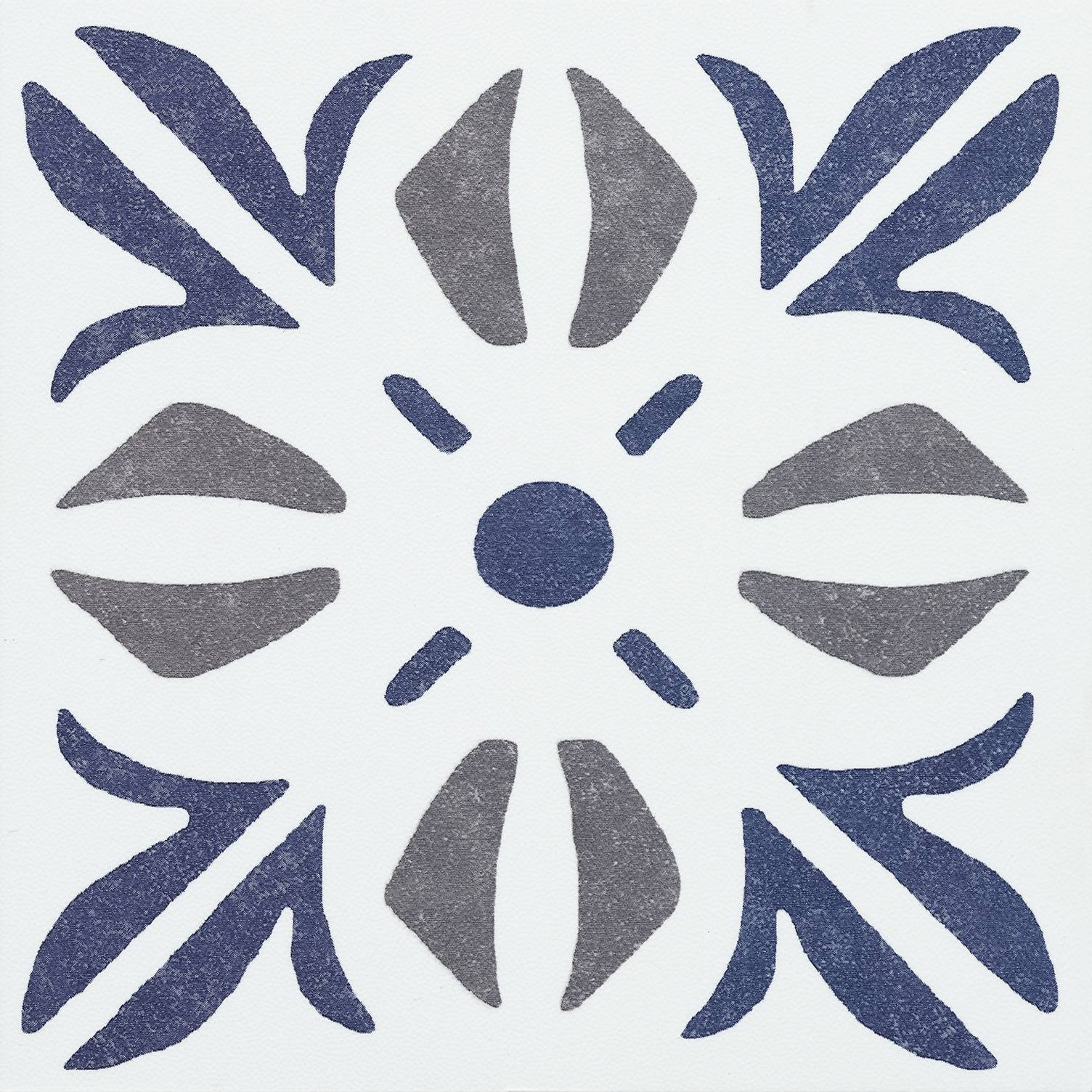 D-C-Fix, Selvklæbende vægflise, Cubia Blue, 15,25x15,25 cm, 6 stk. (På lager i butik)