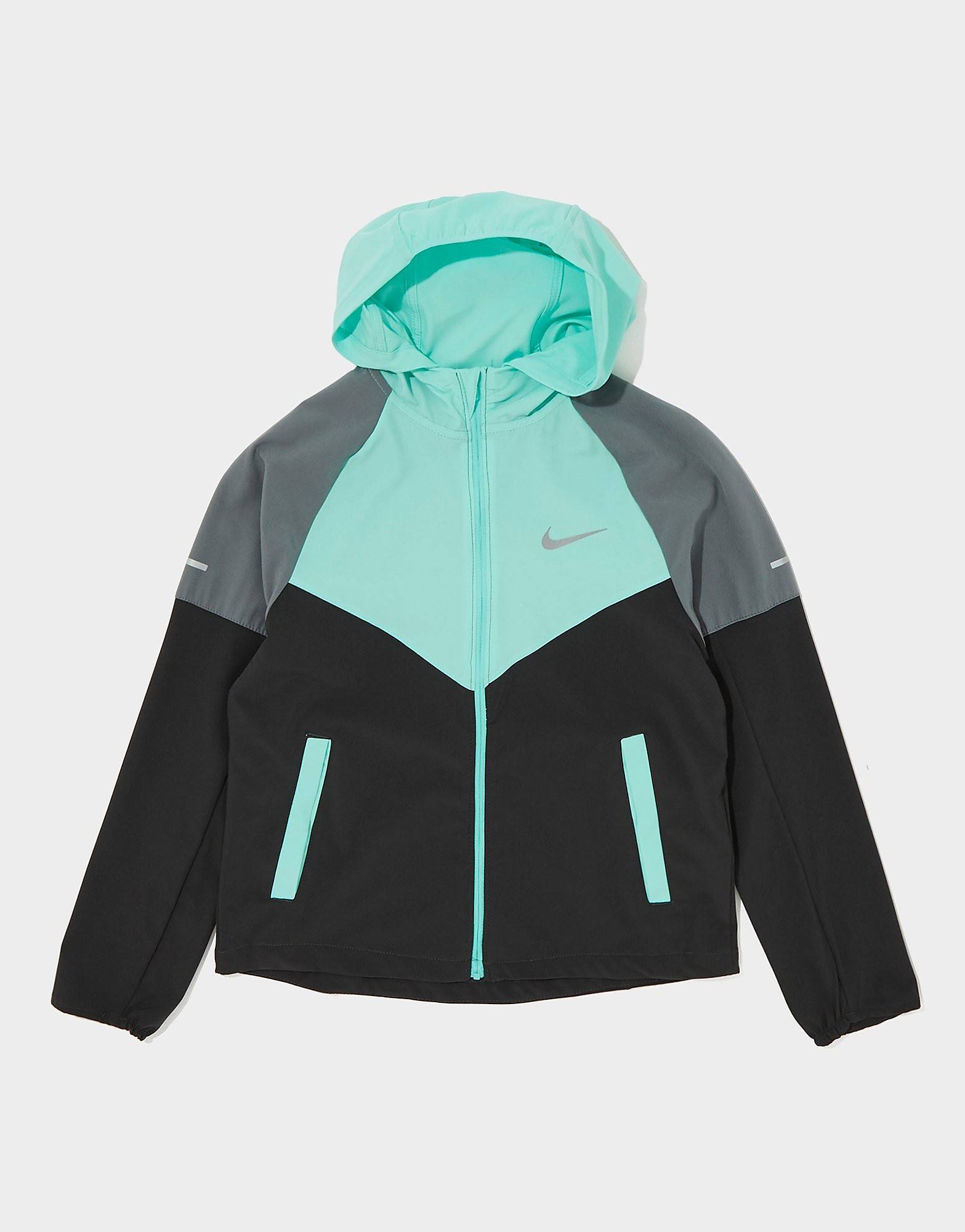 Nike Miler Colourblock Jacket Junior, svart - 13-15Y