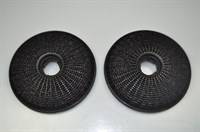 Kolfilter, Hoover köksfläkt - 190 mm (2 st)