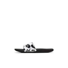 Nike Kawa Stitching Slippers Black White Kids' 28