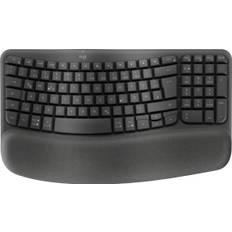 Logitech Wave Keys for Business tastatur Kontor RF trådløs + Bluetooth QWERTZ Tysk Grafit