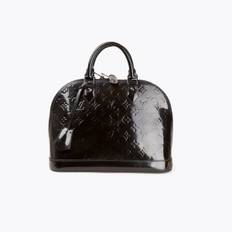 LOUIS VUITTON Alma Vernis PM - Black