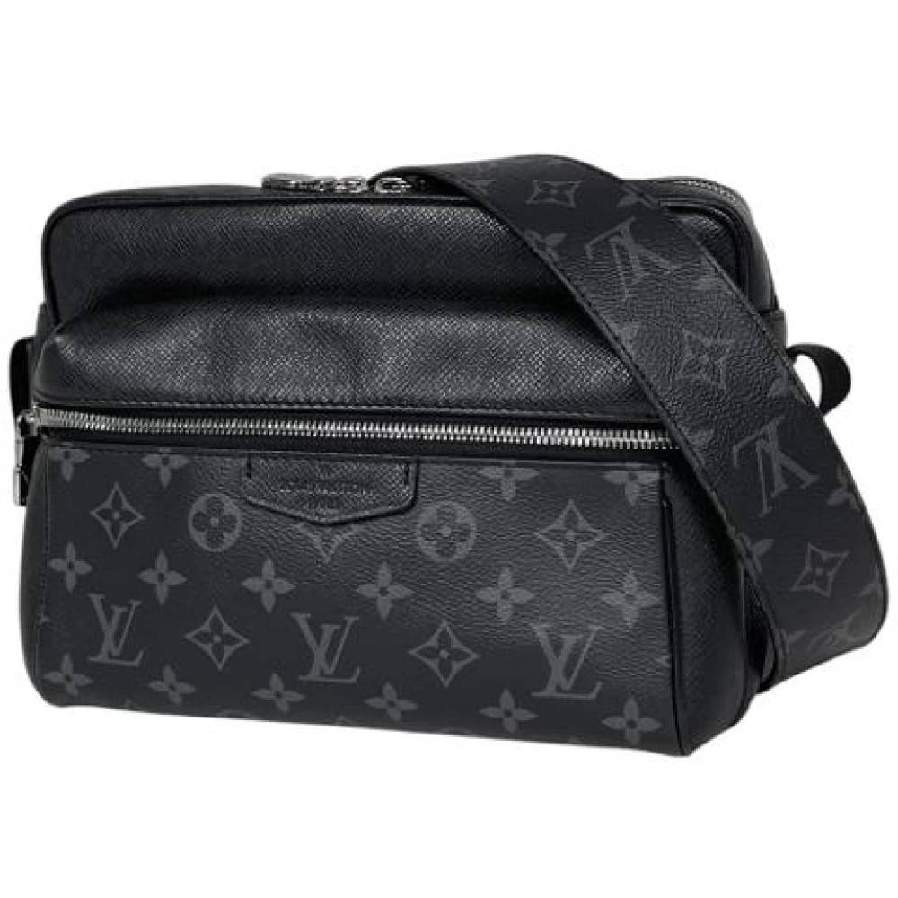 Louis Vuitton Vintage Pre-owned Skuldertaske - Vintage - Herre - Sort - ONE SIZE - Uld