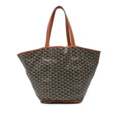 Goyard Vintage, Pre-owned, Dame, Sort, ONE SIZE, Tyl, Pre-owned Stof totes
