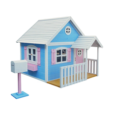 Legehuse - Stor Legehus i Træ med Veranda – Ginger Home, 194x229x210 cm