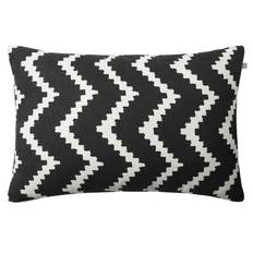 Chhatwal & Jonsson Ikat Sema Udendørspude 40x60 Cm - Udendørs Dekorative Puder Bomuld Sort - OIC310290-21