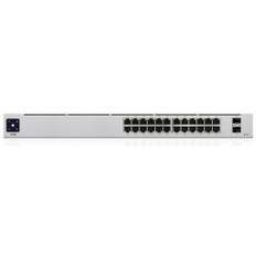 Ubiquiti UniFi 24-Port PoE hanterad L2/L3 Gigabit Ethernet (10/100/1000) Strömförsörjning via Ethernet (PoE) stöd 1U Silver