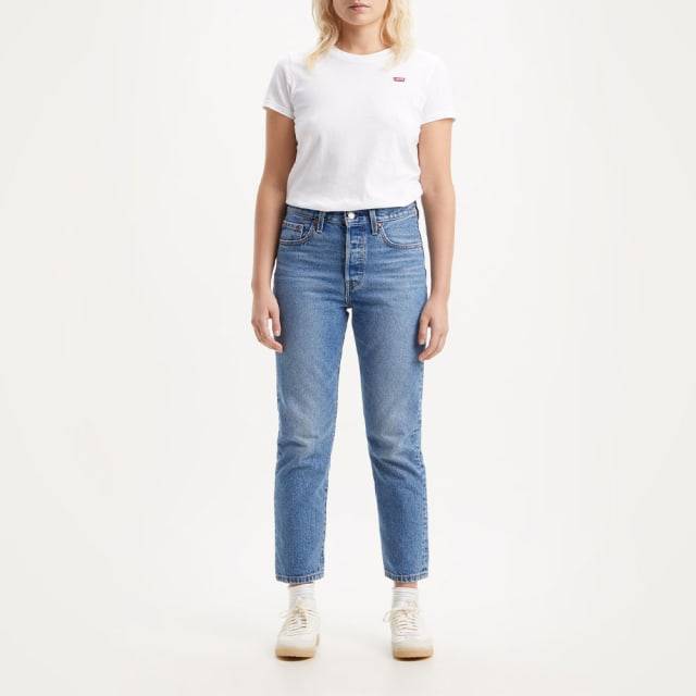 Levi's 501® Crop Jeans Dam Blå 32/28