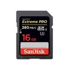 Sandisk Minneskort SDl 16GB Extreme Pro UHS-II SDHC 280/250MB/s