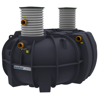 Regnvandsanlæg til have, koksgrå - 5000 liter