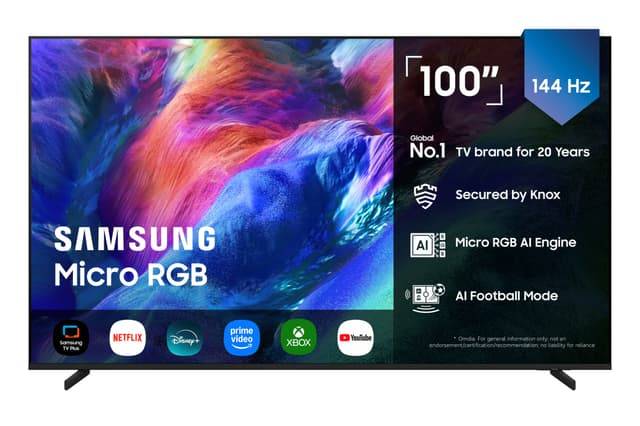Samsung 100" R85H 4K Micro RGB Smart TV (2026)