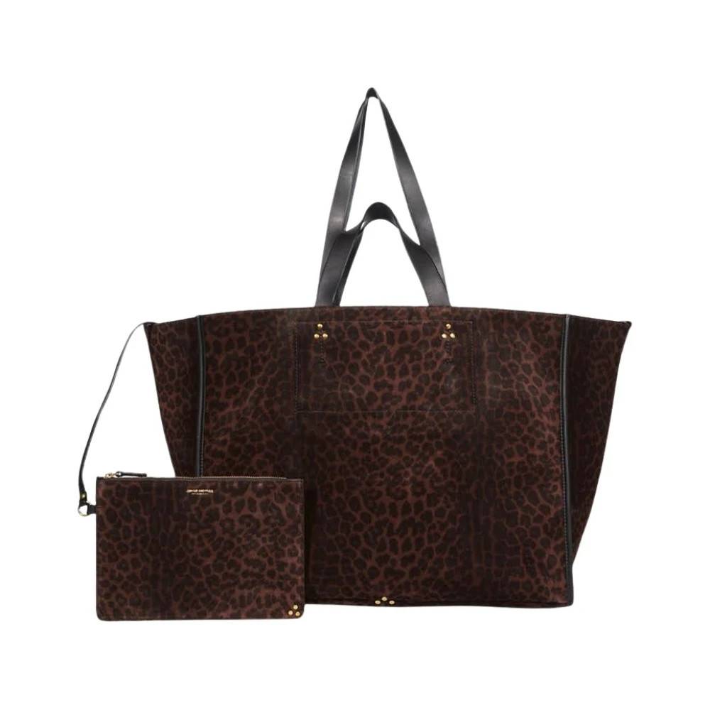 Jérôme Dreyfuss Léon L Tote - Tasker - Dame - Brun - ONE SIZE - Læder