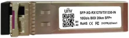 Uniview 10G SFP+ fibermodul single-mode til netværksforbindelse op til 20 km.