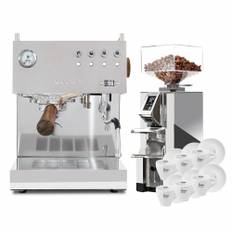 Ascaso Steel Duo PID Polerat Stål - Modell 2024 Espressomaskin inkl. Eureka Espressokvarn & Cappuccinokoppar