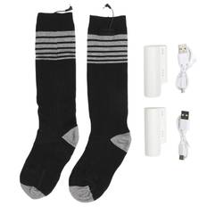 Heated Socks Double Layer Cold Proof Long Tube Heating Socks 2200mAh Electric Heated Socks for Men