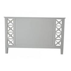 Sänggavel Kryss sidor Vit 195x120cm