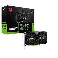 MSI VENTUS GEFORCE RTX 4060 2X BLACK 8G OC grafikkort NVIDIA 8 GB GDDR6