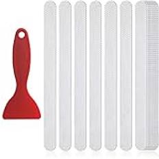 Gebildet 50pcs Anti-Halk Duschdekaler, Halkfria Säkerhetsbadkarsremsor, PEVA Halkfria Duschremsor Trappsteg, Transparent Badkar dekaler för Badrum, Kök, Stegar, Trappor, Trappsteg, Pooler
