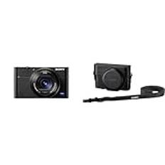 Sony RX100 V 1 Appareil-photo compact 20,1 MP CMOS 5472 x 3648 pixels Noir & Sony LCJ-RXK skyddsfodral till RX100-serien