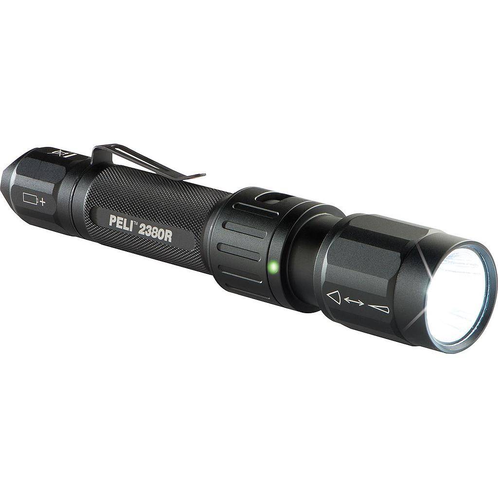 Peli 2380R Tactical Flashlight, Rechargeable