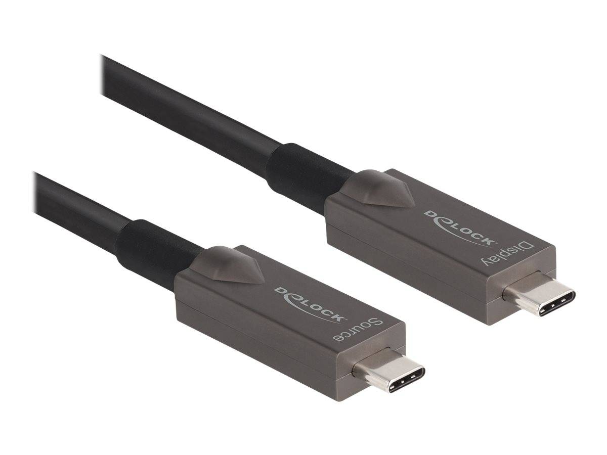 Delock USB Type-C kabel 3m Sort --> I externt lager, forväntat leveransdatum hos dig 04-03-2026