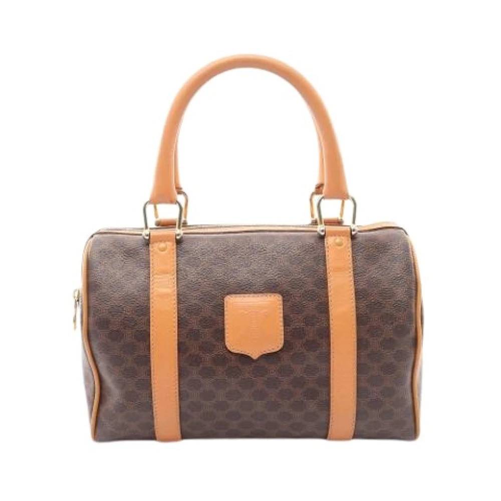 Celine Vintage Pre-owned Vintage Boston Bag - Vintage - Dame - Brun - ONE SIZE - Læder