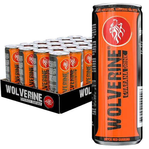 Wolverine Guarana 25cl x 24st