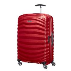 Samsonite Lite-Shock - 69cm - 4 hjul-Chili Red - Röd (69cm)