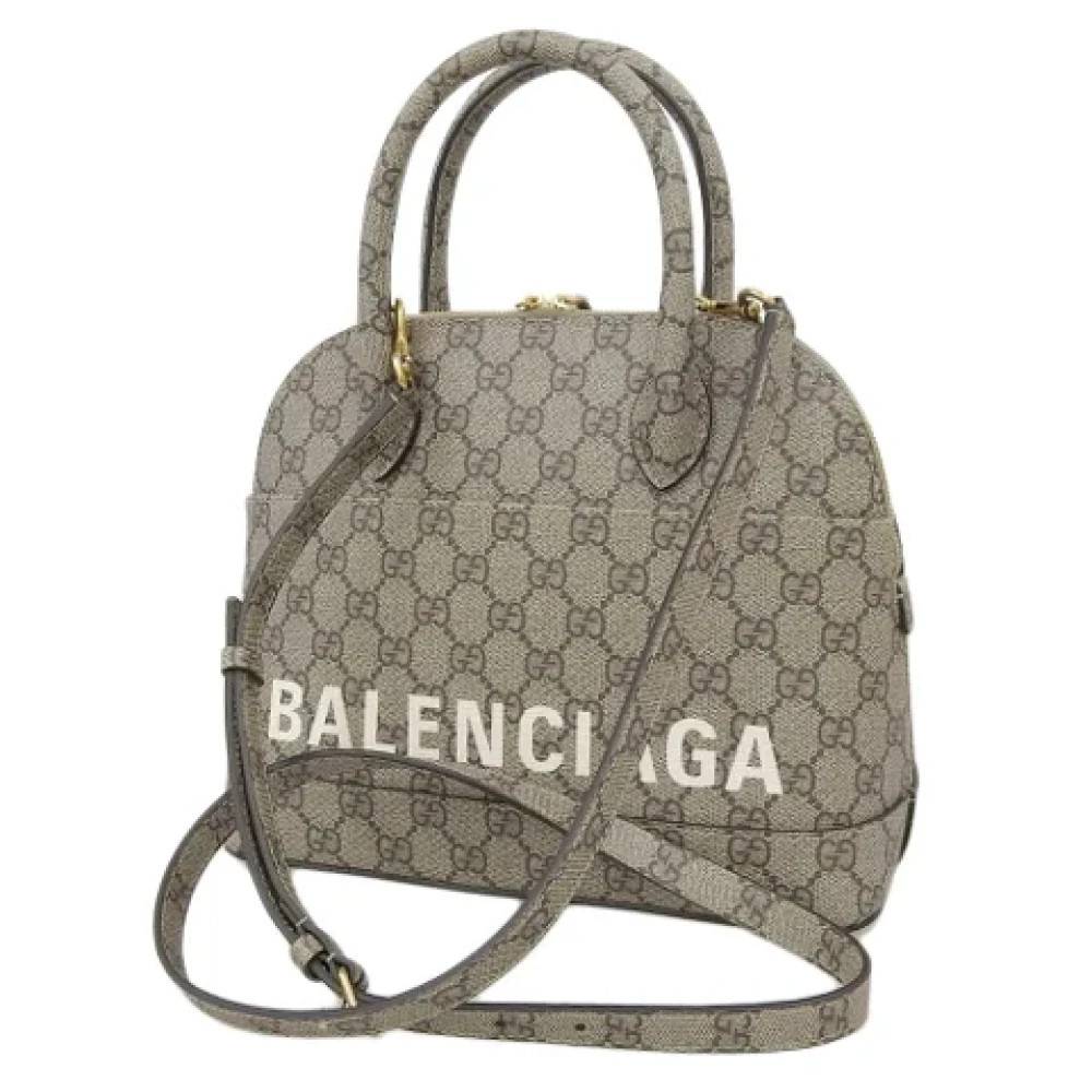 Gucci Vintage Pre-owned Stof hndtasker - Vintage - Dame - Beige - ONE SIZE - Uld